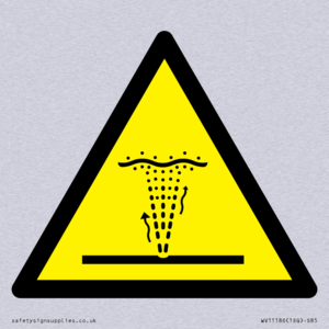 W515 Warning: Geyser (water/air) water jet